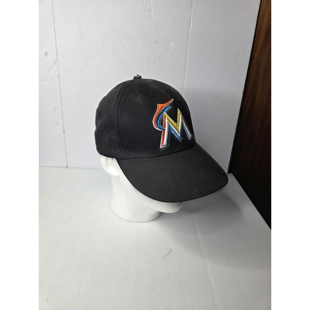 Miami Marlins OC Sports MLB Baseball Cap Hat Black Adjustable OSFMโ 3045